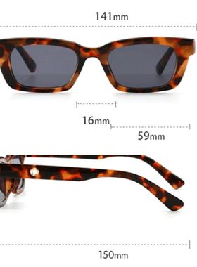 New Retro Small Square Frame Sunglasses Women Sun Glasses Ou