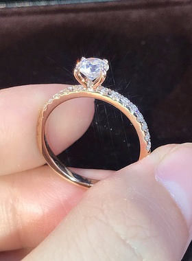 Delysia kral kad?n moda parlak kristal yüzük sadelik zarif