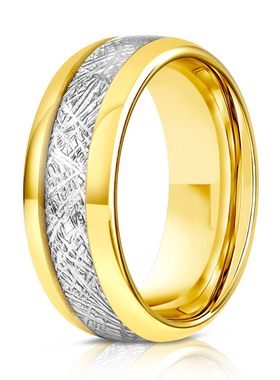 FDLK 8MM erkek paslanmaz ?elik yüzük mavi k?rm?z? g?kku?a?