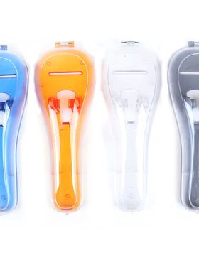 1 PCS Portable Men's Razor Blades Holder Box Portable Blue T