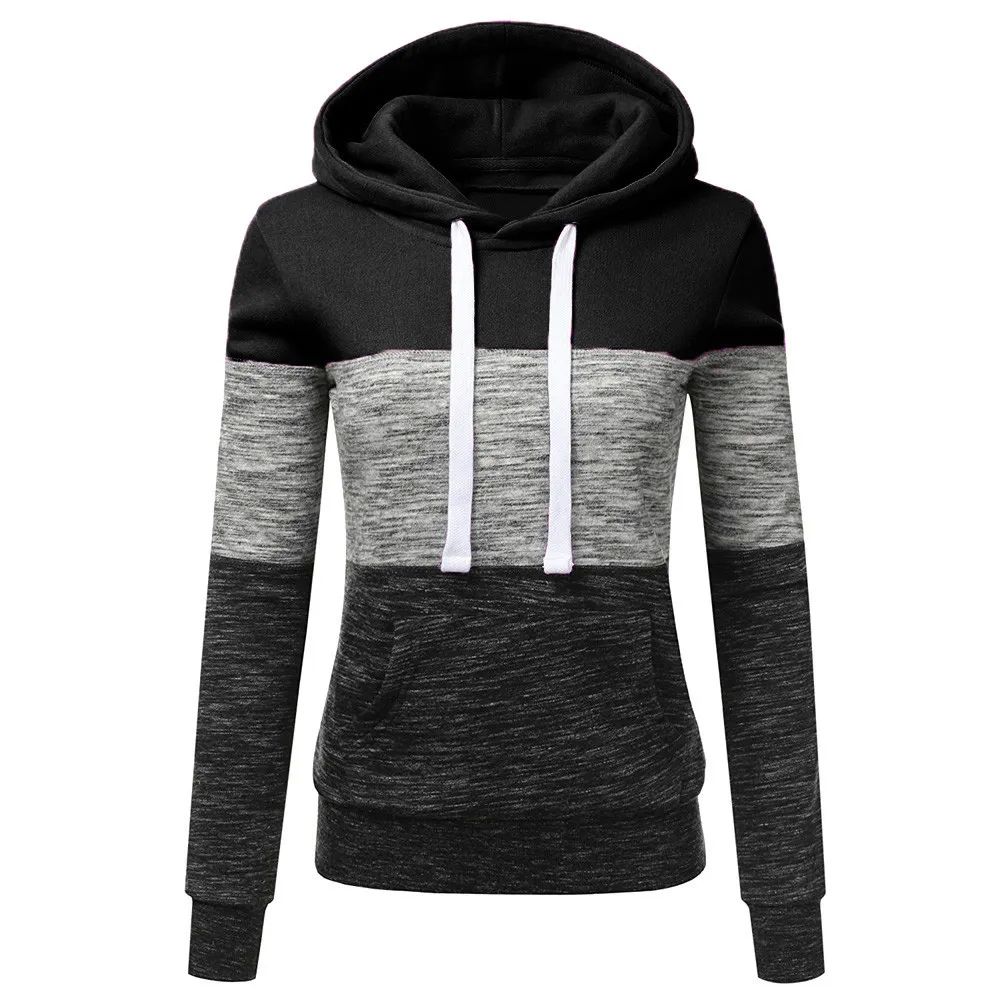 Women Hoodies Autumn Winter Sweatshirts Female Pullover Hood-图3