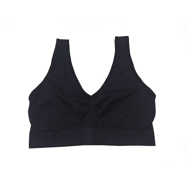 Women Fashion Solid Color Full Cup Large Size Seamless Breat-图1