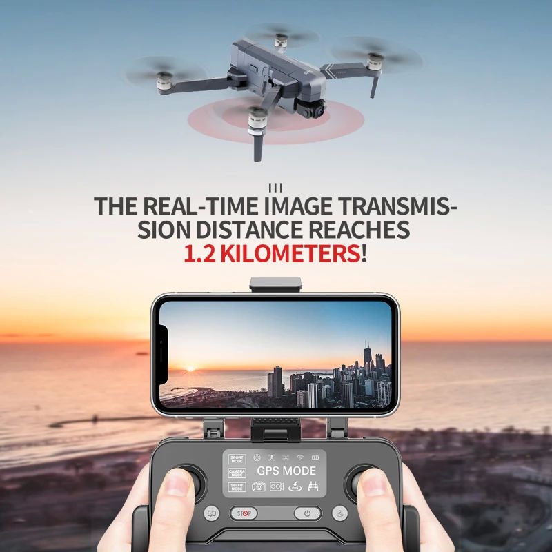 SJRC F11S 4K PRO Drone GPS 5G WiFi 2 Axis Gimbal  With HD Ca - 图1