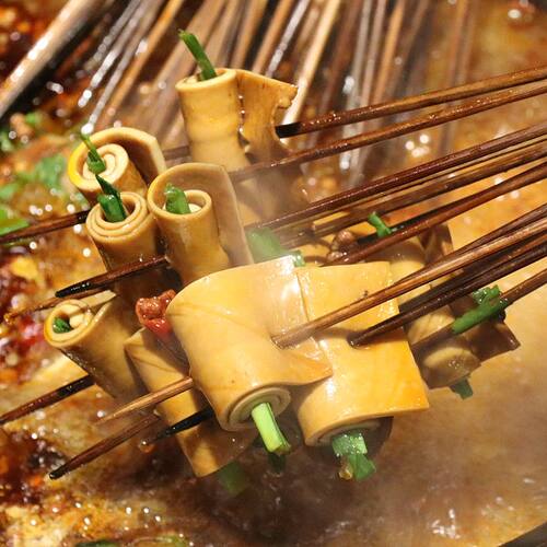 四川豆腐干巴适哥顾县牛皮豆干五香重庆烧烤凉拌火锅串串起泡干 - 图0