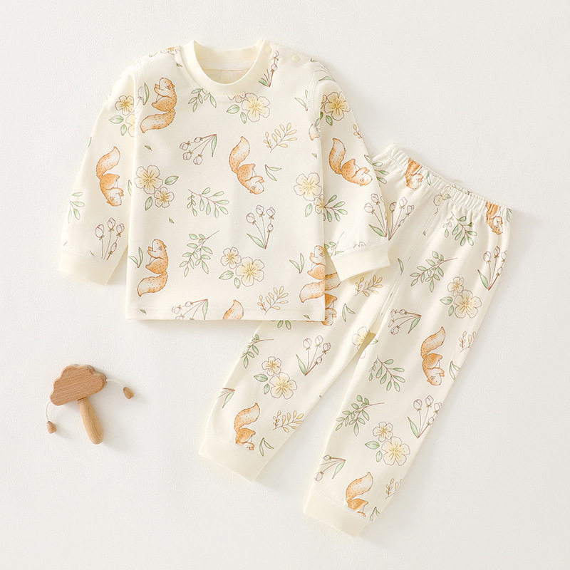 儿童秋衣秋裤套装纯棉秋冬打底宝宝内衣男童女童全棉毛衫白底A类,淘宝优惠券,粉丝福利购,淘宝优惠卷