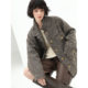 COCOBELLA sequin floral yarn raw edge jacket