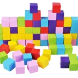 Деревянный куб, конструктор, детские учебные пособия для обучения математике, игрушка для детского сада