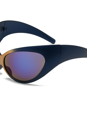 装超人夏季新户外运动太阳镜男女欧美异形连体墨镜未来风遮阳眼镜