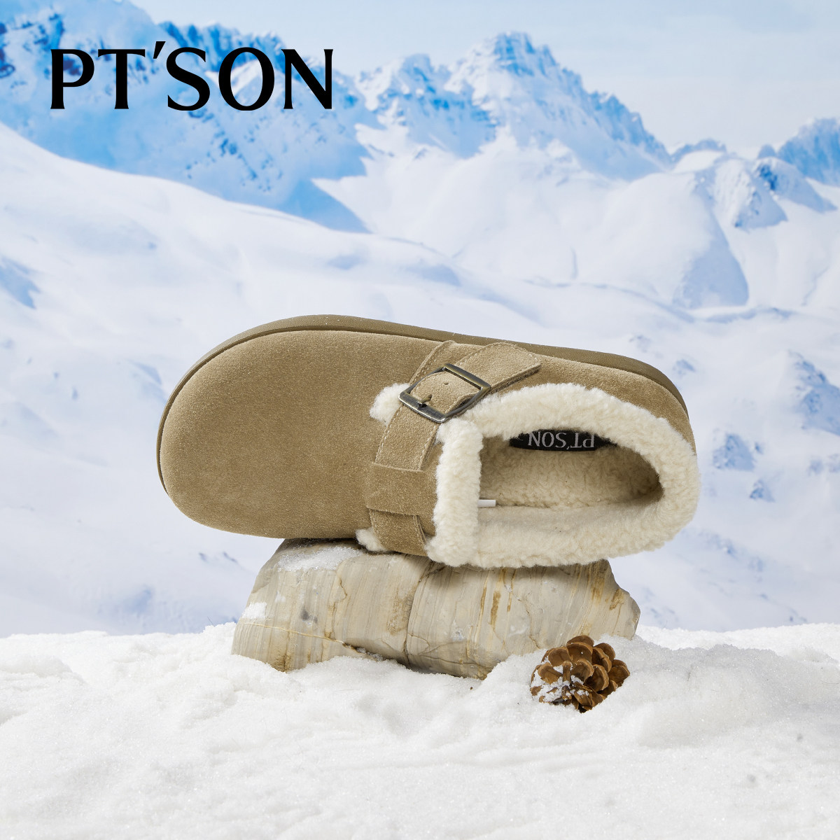 商场同款百田森加绒勃肯鞋女新款平底单鞋女秋冬勃肯毛毛鞋,淘宝优惠券,粉丝福利购,淘宝优惠卷