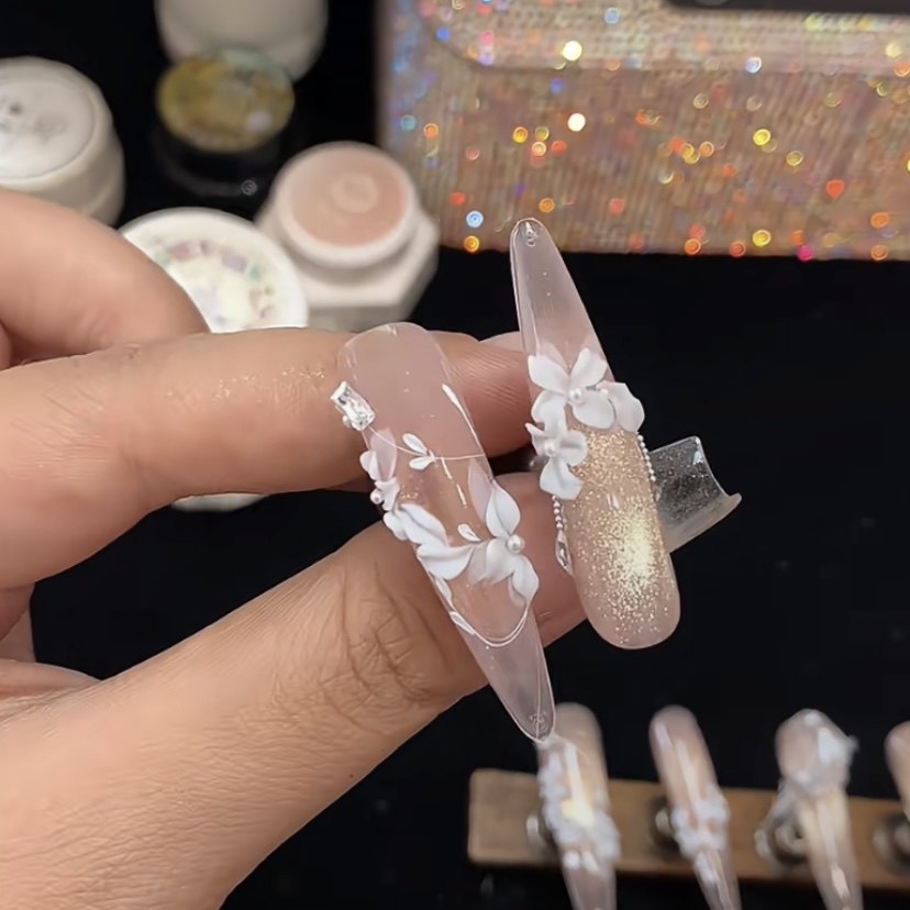 手工定制穿戴美甲长款新年战甲手绘雕花猫眼婚甲新娘孕妇可拆卸甲,淘宝优惠券,粉丝福利购,淘宝优惠卷