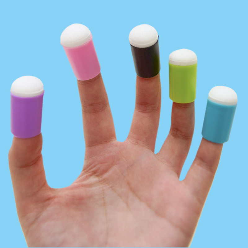 儿童美术涂色晕染刷色海绵指套辅助玩具幼儿园美工区角域环创材料,淘宝优惠券,粉丝福利购,淘宝优惠卷