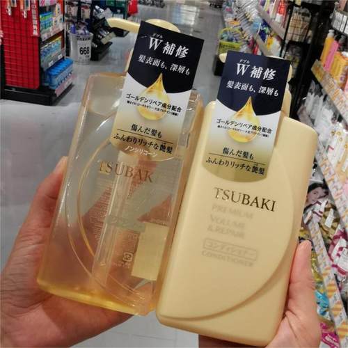 日本TSUBAKI丝蓓绮洗发水护发素红金椿洗护瓶装替换袋装清洁护发 - 图1