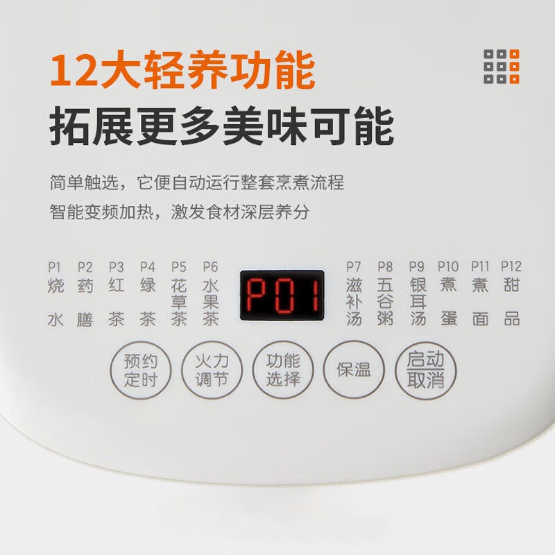 九阳养生壶办公室小型全自动中药煲养身花茶壶家用多功能电煮茶器