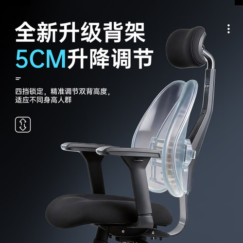 人体工学椅办公椅子家用久坐舒适电脑椅护腰老板座椅学习椅电竞椅 - 图1