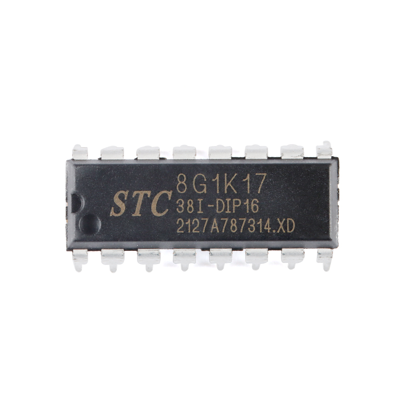 全新原装STC8G1K17-38I-DIP16直插单片机微控制器MCU-图1