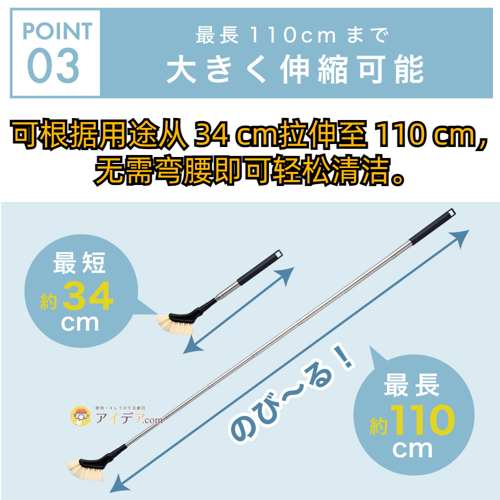 日本家务清洁刷家具沙发地板缝隙空隙狭窄空间灰尘清理神器无死角-图1