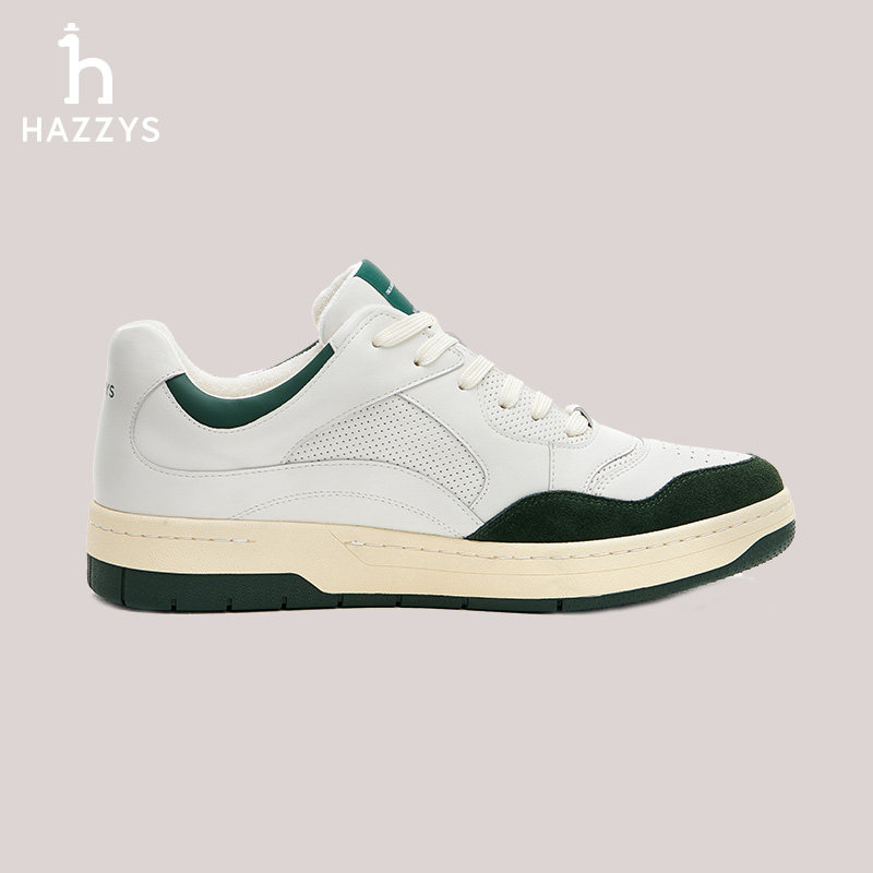 Hazzys哈吉斯秋季男士休闲鞋复古运动板鞋潮流时尚厚底鞋子,淘宝优惠券,粉丝福利购,淘宝优惠卷