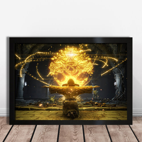 艾尔登法环海报相框装饰挂画老头环游戏墙贴图Elden Ring周边壁纸 - 图2