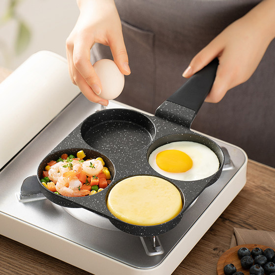 Supor home-made breakfast frying pan with fried eggs