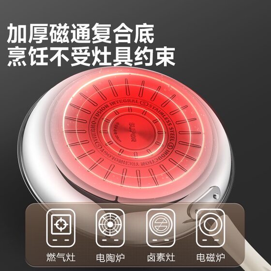 Supor stainless steel non-stick pan for home use