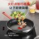 Supor pan stainless steel poly oil anti-convex bottom