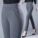 Mom plus pants, children in autumn and winter new high -waisted pants, wearing leggings, thickened straight middle -aged casual women's pants