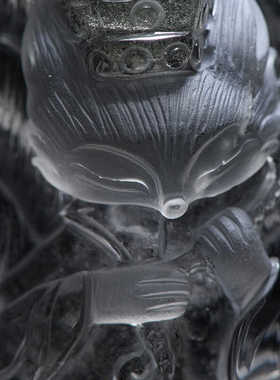 鲍氏水晶男女款幽灵九尾狐