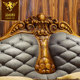 African Ujinmu leather European style villa double bed