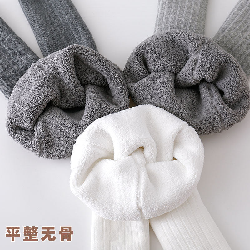 女童打底裤秋冬款厚绒儿童连裤袜宝宝九分打底袜白色冬季加绒加厚,淘宝优惠券,粉丝福利购,淘宝优惠卷