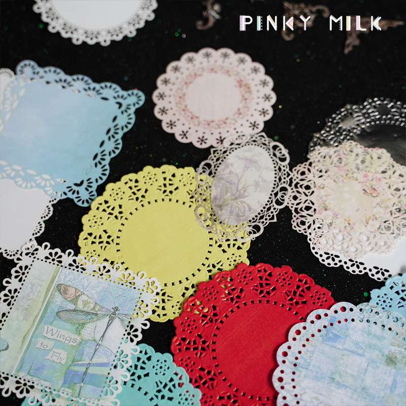 【PM痛包】蕾丝垫边角贴痛板diy配件谷子吧唧拍照装饰背景透明层,淘宝优惠券,粉丝福利购,淘宝优惠卷