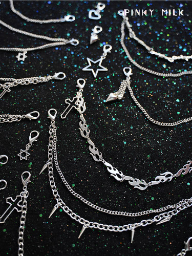 【PM痛包】日常挂包链钥匙扣挂件填充装饰品材料谷美原创星心道具 - 图1