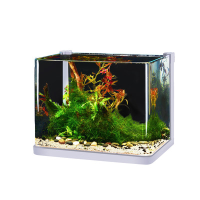 超白玻璃鱼缸小型客厅桌面创意水族箱懒人水草缸造景金斗鱼乌龟缸 虎窝淘