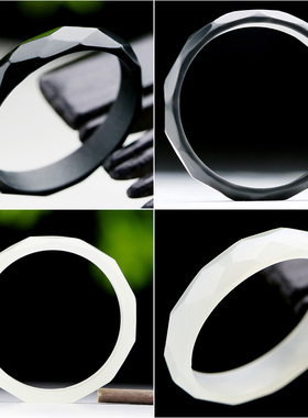 念玉新疆和田玉戒指尾戒指环墨玉