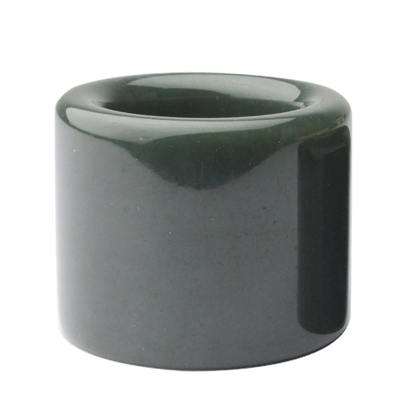 念玉珠宝新疆和田玉扳指男款天然青玉扳指黑羊脂手把件带证书,淘宝优惠券,粉丝福利购,淘宝优惠卷