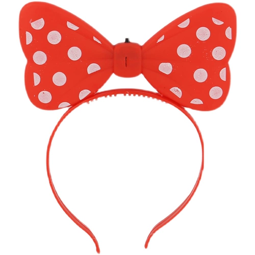 Аксессуар для волос, заколка для волос с бантиком, мигающий ободок, шпильки для волос, игрушка, в корейском стиле