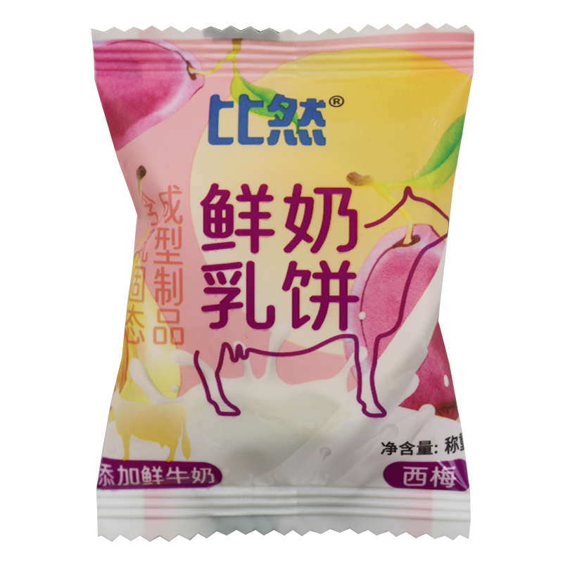 比然鲜奶乳饼内蒙古奶皮子奶酪块西梅玫瑰鲜牛奶夹心乳饼香软奶食 - 图2