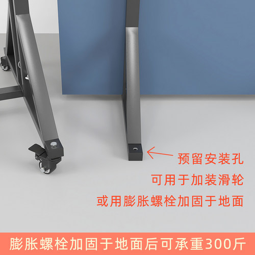 木门展示架大型瓷砖板材石材展架落地屏风支架移动镜子摄影板底座 - 图2