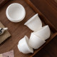 Chenxiang mutton-fat jade ສີຂາວ porcelain master cup ຈອກຊາ ceramic