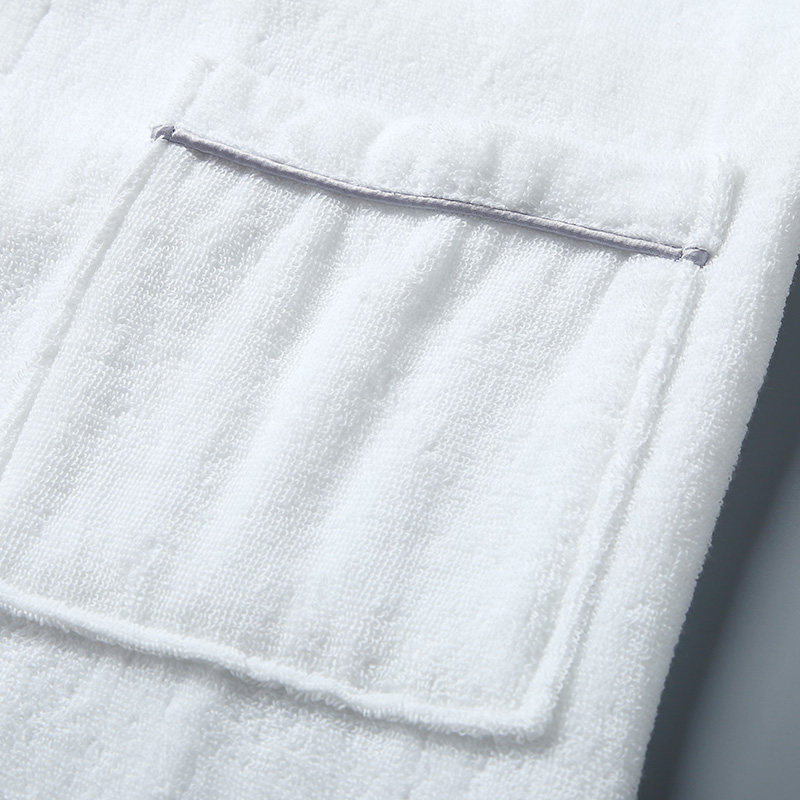 五星级酒店男女春秋纯棉长款浴袍 mysteryveil睡袍/浴袍