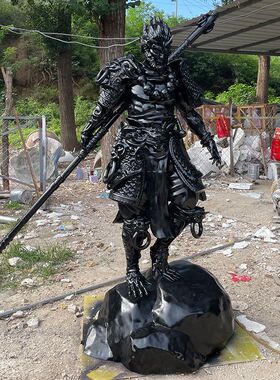 黑神话悟空大型玻璃钢雕