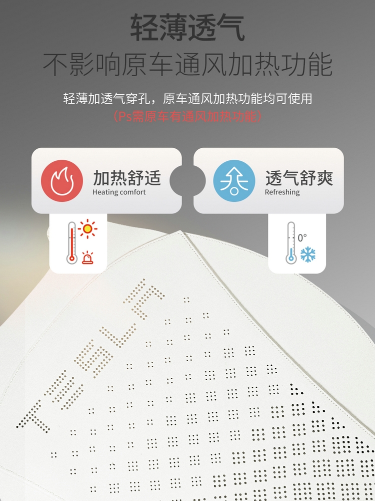 特斯拉model3专用座椅套半包免绑防滑汽车坐垫透气通风马鞍垫四季-图1