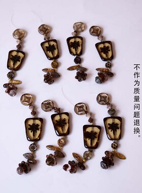 无丑珠孤品/有大牌牌绿色系进口捷克琉璃珠材料包