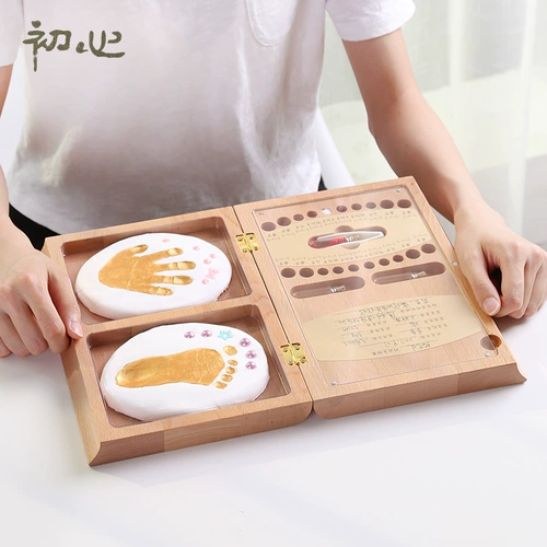 初心 Чернильная подушечка, отпечатки рук и ног, детский сувенир, фоторамка для новорожденных, «сделай сам», подарок на день рождения