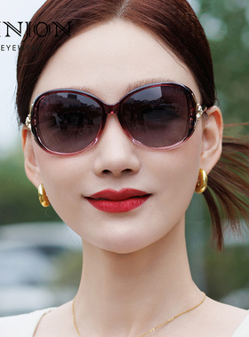 墨镜女防紫外线潮2025年新款圆脸可配近视男高级感ins偏光太阳镜