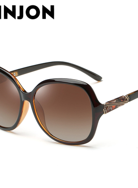 女士新款潮人大框开车复古墨镜