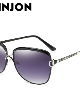 细框墨镜防紫外线遮阳女