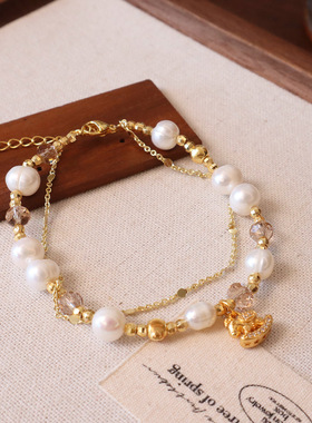 天然淡水珍珠手链新中式轻奢