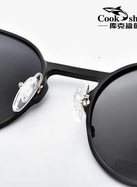 鲨鱼男女士时尚复古开车偏光墨镜