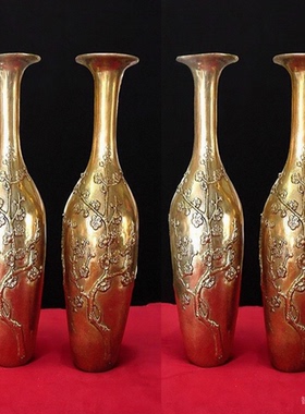 桃桃花瓶卧室床头床头柜精品一对