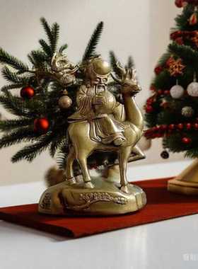 送老人南极仙翁纯铜祝寿